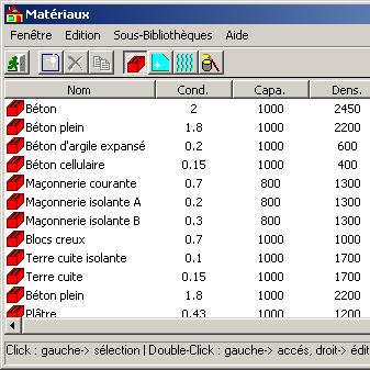 Ecran des mat�riaux construction de KoZiBat